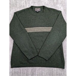 Vintage Abercrombie & Fitch Sweater Men's XL Green Military Lambswool Nylon